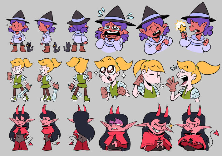 &quot;Wizard City” Model Sheets