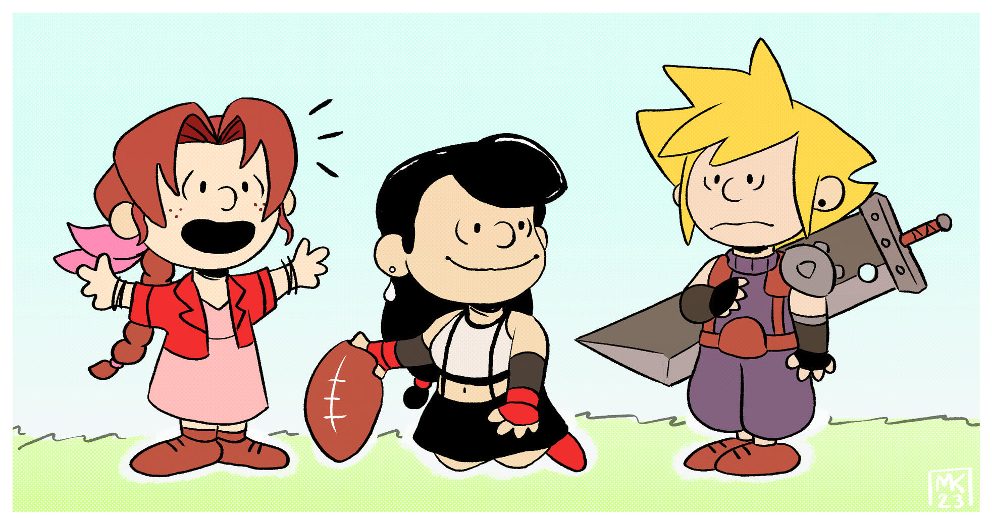 FF7 Peanuts Style (Fanart)